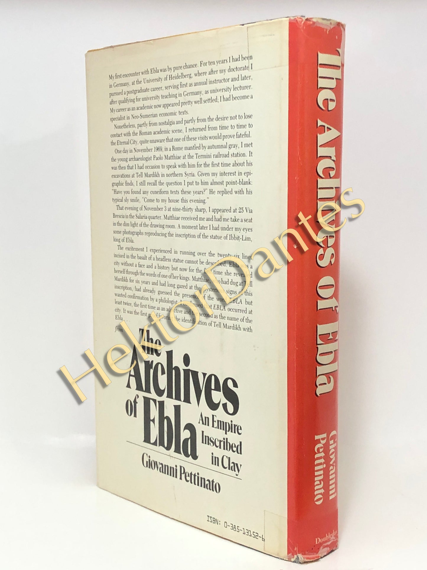 The Archives of Ebla: An Empire Inscribed in Clay (1981)