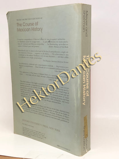 The Course of Mexican History 3rd ed (1987)