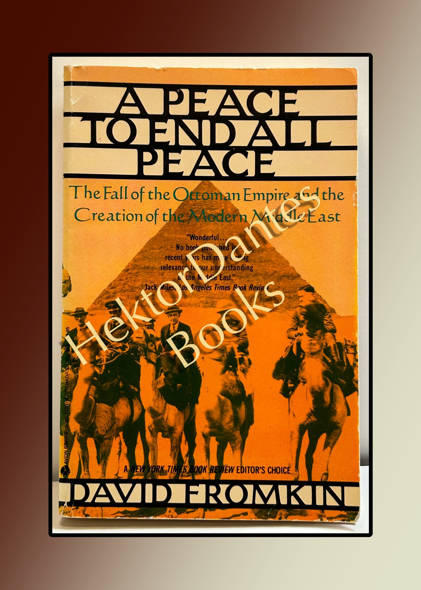 A Peace to End All Peace: The Fall of the Ottoman Empire and the Creation of the Modern Middle East (1989)